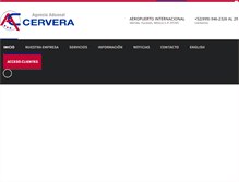 Tablet Screenshot of cervera.com.mx